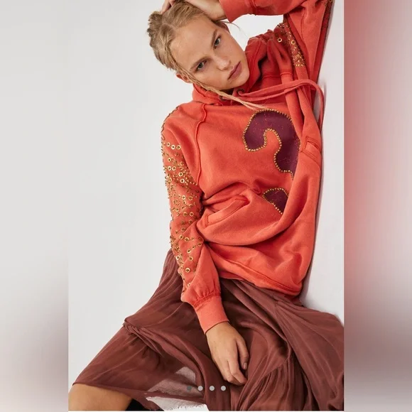 We The Free Sparkle Daze Kango Hoodie, XSMALL NWT - Picture 3 of 11